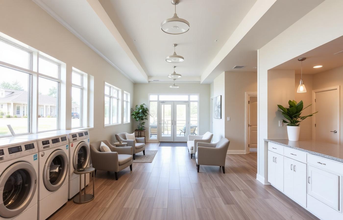 Move-in ready apartment bedroom with fresh linens staged for a new tenant — Hollywood, SC